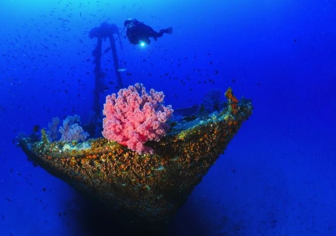the most beautiful sites for scuba diving in Mauritius